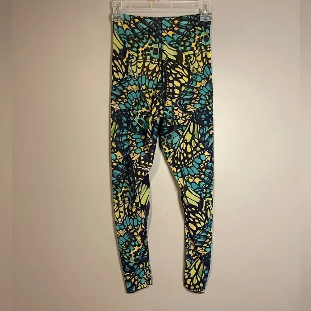 Yitty by Lizzo Mesh Me Smoothing High Waist Legging in Bright Ass Blue Buttafly